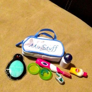 American Girl Doll Over night and First Aid bag